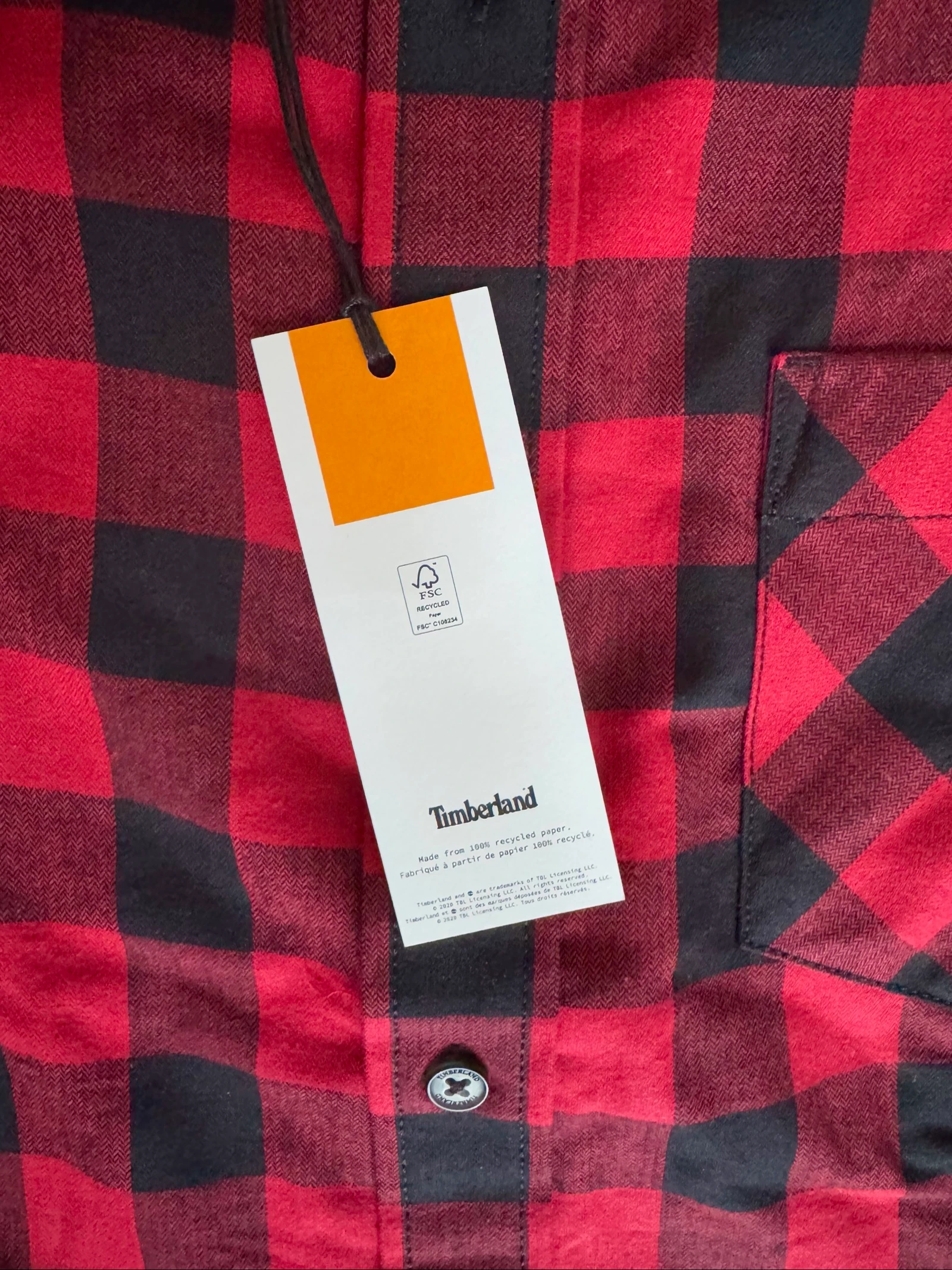 Timberland Nashua River Shirt 100% cotton new size S – photo 8